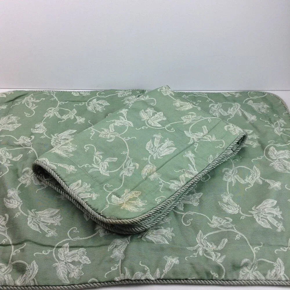 Divatex Home Fashions Standard Pillow Shams Green 29